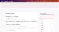 Desktop Screenshot of mensagemdeaniversario.com.br