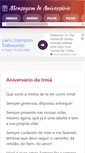 Mobile Screenshot of mensagemdeaniversario.com.br